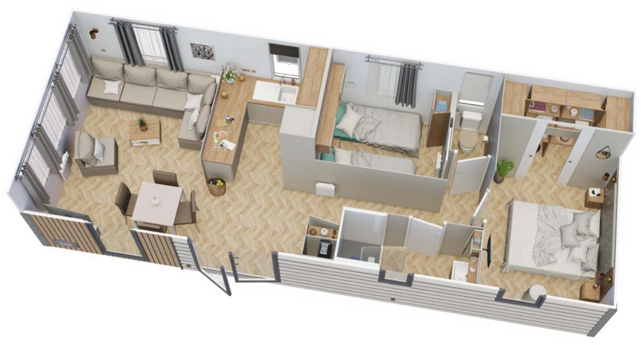 Grand Mobile-home 45m2 Au Calme Et Au Bord De Camping Saint-Brévin-les-Pins